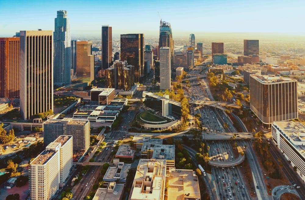 Why is LA the center of the film industry?